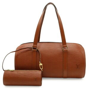 LOUIS VUITTON Brown Leather Shoulder Bag